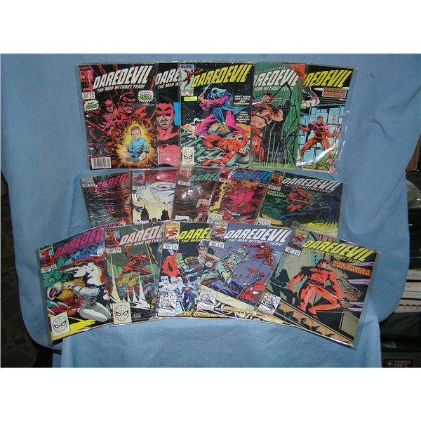 Collection of vintage Dare Devil Comic Books