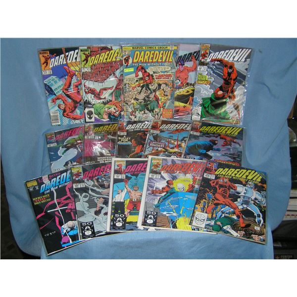 Collection of vintage Dare Devil Comic Books