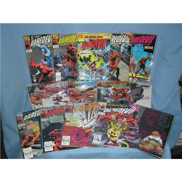 Collection of vintage Dare Devil Comic Books