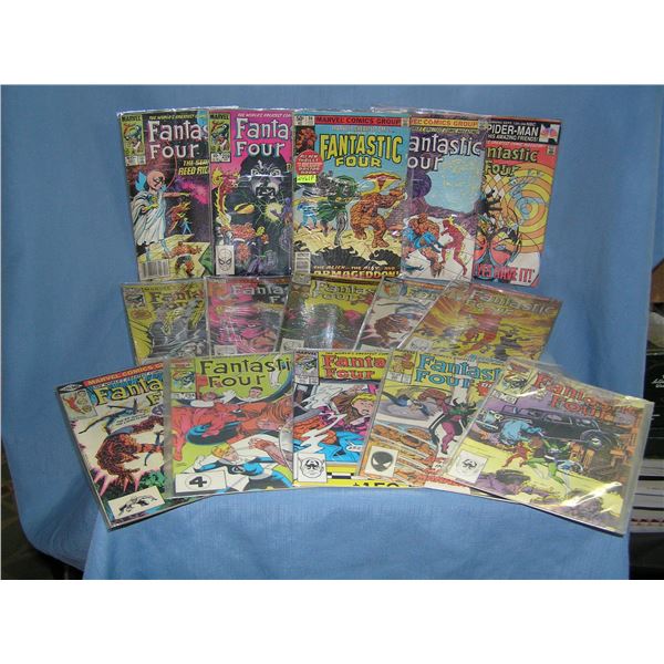 Large collection of vintage Fantastic 4 Comic Books