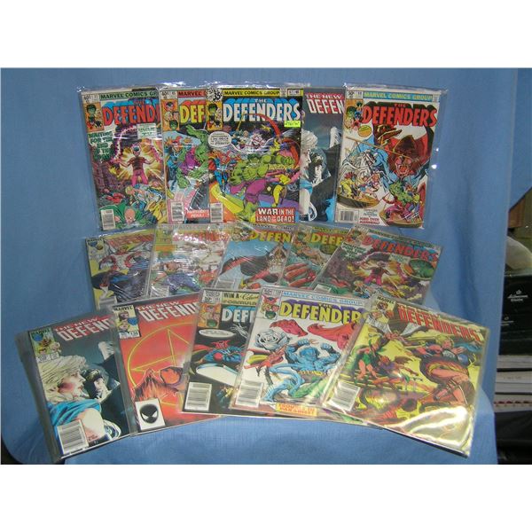 Large collection of Marvel the Defenders Comic Books