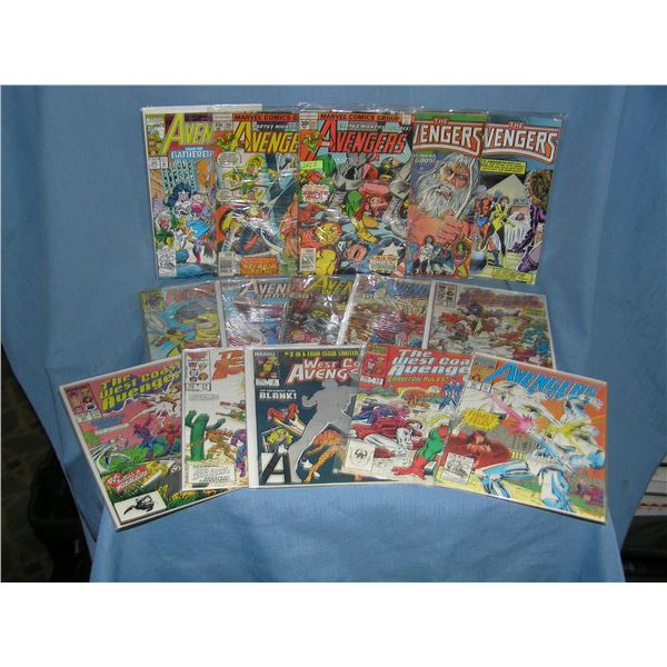 Large group of vintage Avengers Comic Books