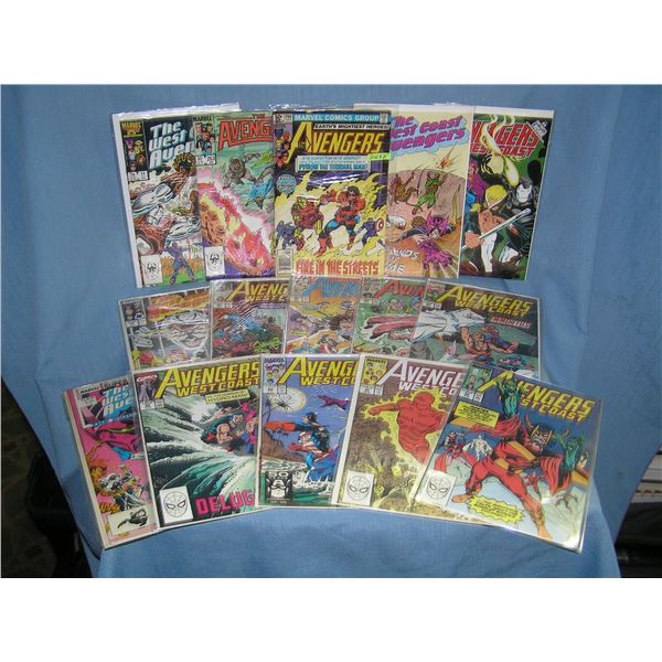 Large group of vintage Avengers Comic Books