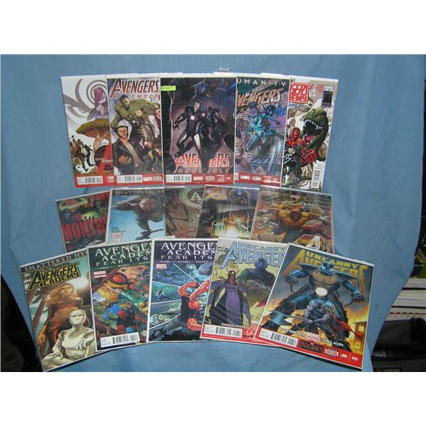 Large group of vintage Modern era. Avengers and related Comic Books