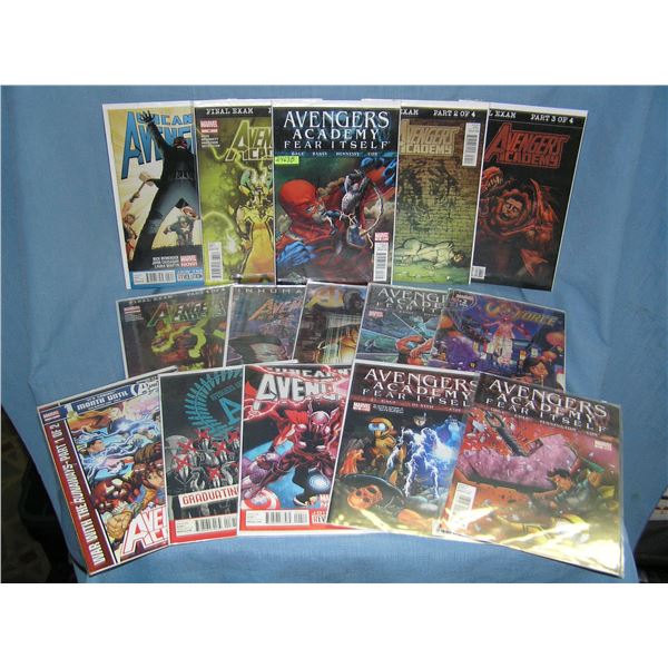 Large group of vintage Modern era. Avengers and related Comic Books