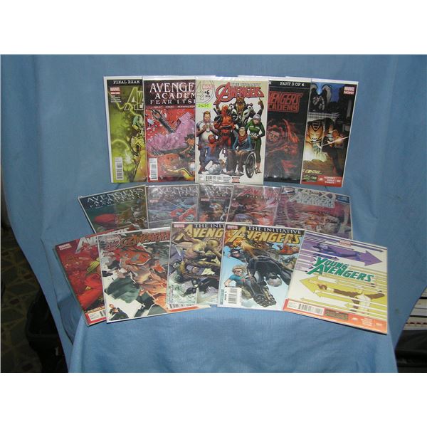 Large group of vintage Modern era. Avengers and related Comic Books