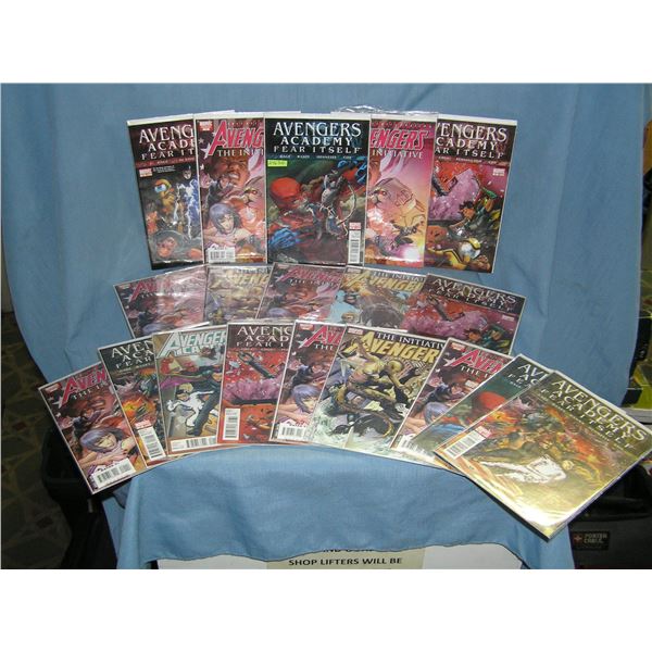 Very Large group of vintage and modern era Avengers and related comic Books