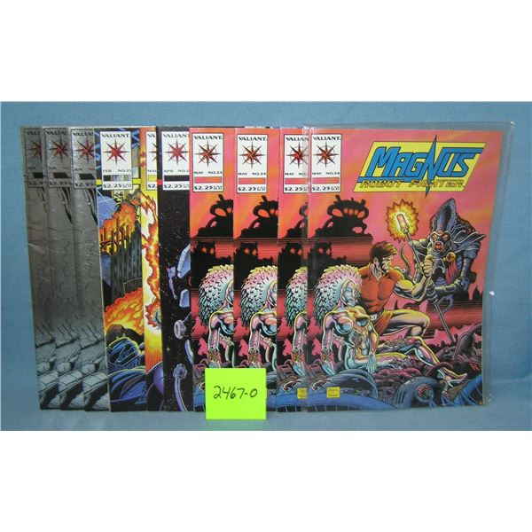 Group of vintage Magnus Robot comic books
