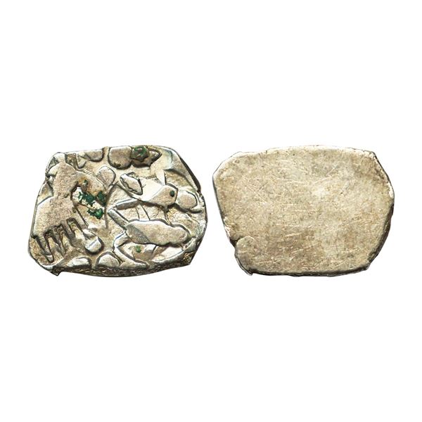 Vidarbha Janapada (600-300 BC), Melghat Region, Silver ½ Karshapana, 1.38 gms,