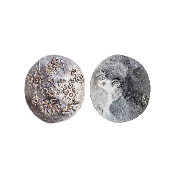 Archaic Punch Marked Coinage, from middle Ganga valley, Kashi Mahajanapada (6th-5th Century BC), Sil