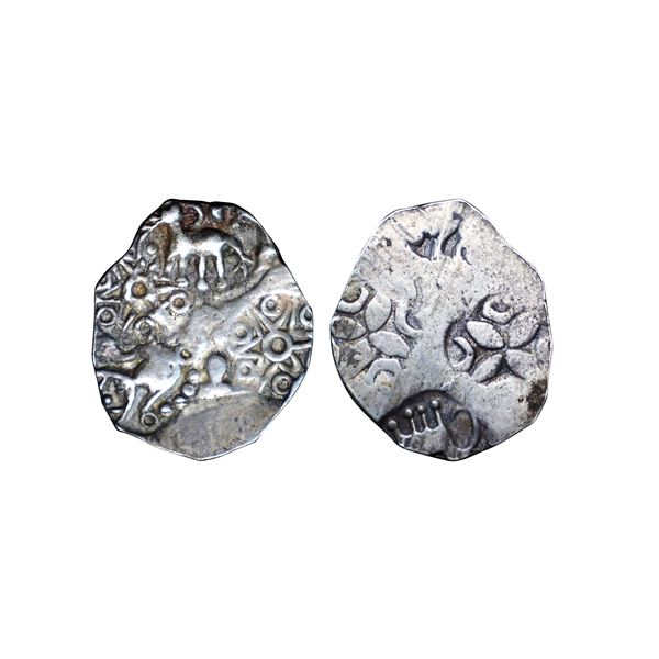 Vidarbha Janapada(6th-4th Century BC), Silver ½ Karshpana, 1.26 gms