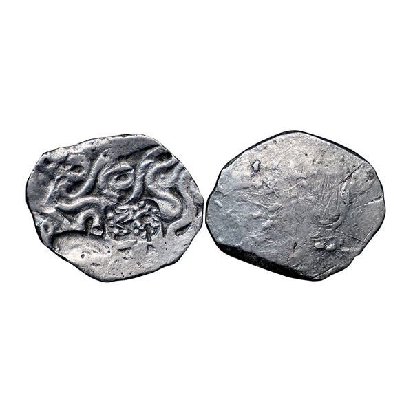 Punch Marked Coinage, Whorl coin type of the Northern Upper Ganga region, Normally attributed to ear