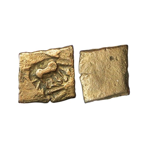 Post Mauryan, Central India (2nd Century BC), Anonymous Issue, Copper Unit, 2.92 gms,