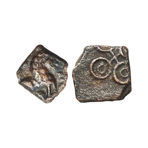 Ujjain, (2nd – 1st Century BC), Uninscribed Type, Copper Unit, 1.00 gms,