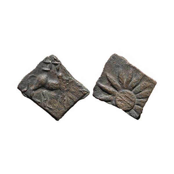 Pre Satavahana, Patalatolata series, Vidarbha (2nd-1st Century BC), Copper Unit, 1.52 gms
