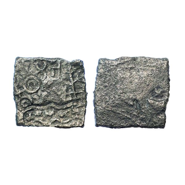 Satavahanas, Vidarbha Region (200 BC), Damabhadra, Copper Unit, 5.26 gms,