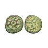 Image 1 : Panchala (Post Kushana), Achyu (3rd Century AD), Copper Unit, 1.61 gms