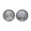 Image 1 : Victoria Queen, Silver Rupee, 1862, 3 dot in one Straight line, Uncirculated,