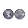 Image 1 : Victoria Empress, Silver 2 Annas, 1880, Calcutta Mint, C incuse, (Prid 495).