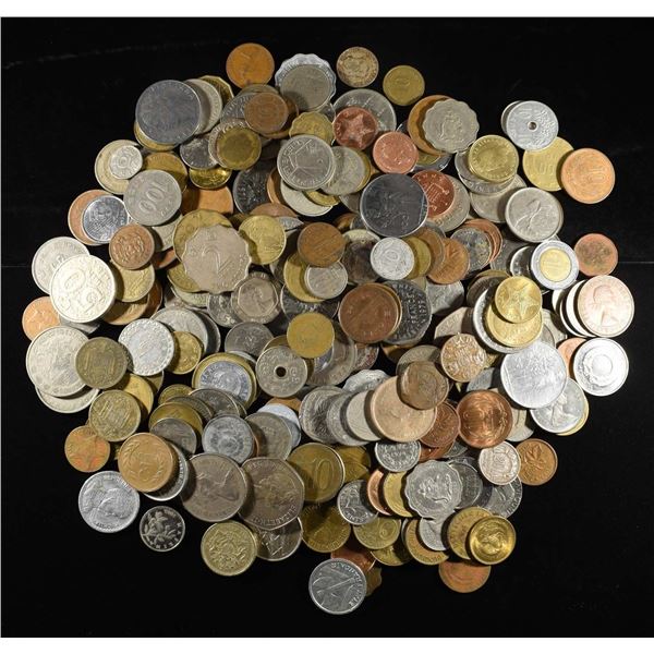 5 LBS MIXED FOREIGN COINS