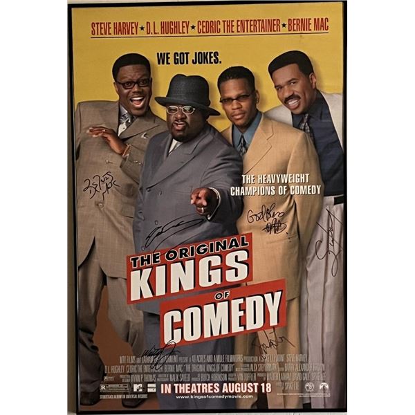 The Kings of Comedy cast signed movie poster