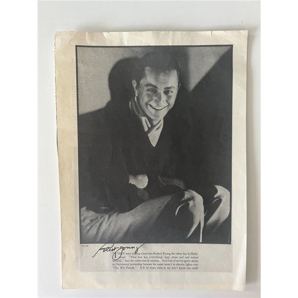 Father Knows Best Robert Young signed print