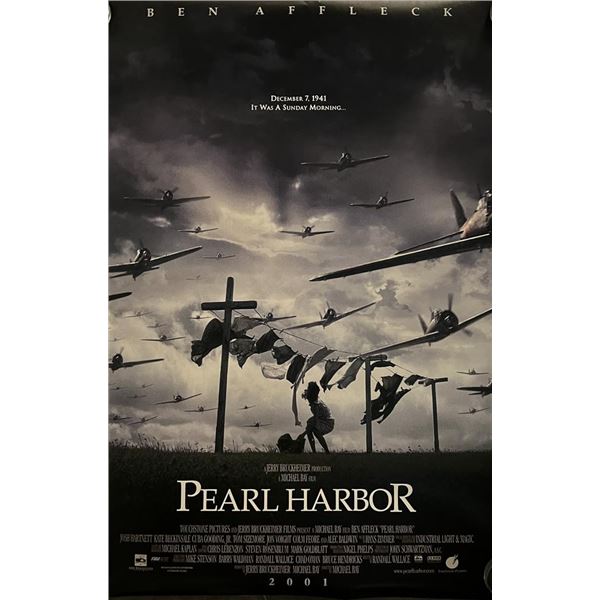 Pearl Harbor 2001 original double-sided movie poster