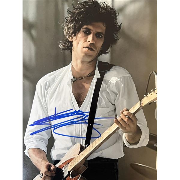 The Rolling Stones Keith Richards Signed Photo