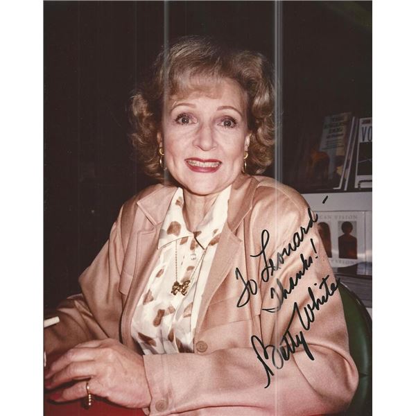 The Golden Girls Betty White Signed Photo