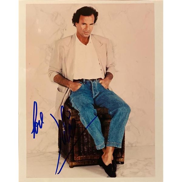 Julio Iglesias signed photo