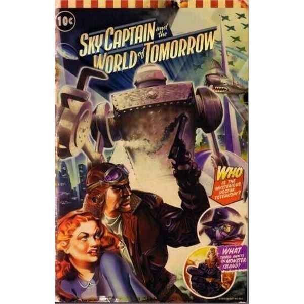 Sky Captain and the World of Tomorrow original movie poster from Comic Con San Diego