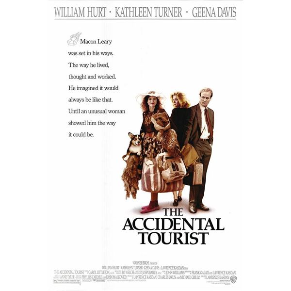 The Accidental Tourist 1988 original vintage one sheet movie poster