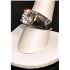 Image 2 : Men's 18 Kt White Gold Plate 5 Ct Lab Simulated Diamond Ring