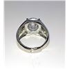 Image 7 : Men's 18 Kt White Gold Plate 5 Ct Lab Simulated Diamond Ring