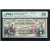 1875 $20 Pottsville PA National PMG 58EPQ