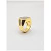 Image 5 : Men's 14 Kt Gold Plate 6.25 Cttw. Lab Simulated Diamond Ring