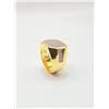 Image 7 : Men's 14 Kt Gold Plate 6.25 Cttw. Lab Simulated Diamond Ring