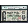 1863 $5 Legal Tender Note PMG 65EPQ