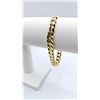 Sharp 24.5 Gram 14 Kt Gold Plate Curb Link Bracelet