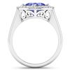 Image 4 : 14KT White Gold 1.99ctw Tanzanite and Diamond Ring