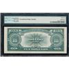 Image 2 : 1923 $10 Poker Chip Legal Tender Note PMG 65EPQ