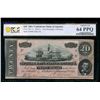 Image 1 : 1864 $20 T-67 Confederate PCGS 64PPQ