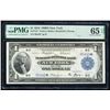 Image 1 : 1918 $1 STAR Note New York FRBN PMG 65EPQ