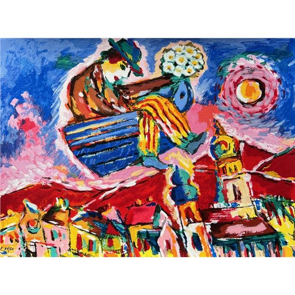 Zamy Steynovitz OVER THE CITY Limited Edition Serigraph