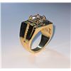 Image 4 : Men's 14 K Gold Plate 3.5 Ct VVs1 Lab Simulated Diamond Ring