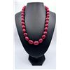 Image 3 : Beautiful Large 532 Ctw Mined From The Earth Natural Ruby Necklace