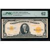 1922 $10 Gold Certificate PMG 62