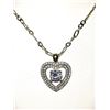 Image 3 : Breathtaking 2 Ct Heart Simulated Diamond Pendant Necklace