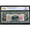 Image 1 : 1901 $10 Bison Legal Tender Note PCGS 25