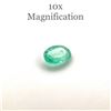 Image 1 : Oval Cut 0.53ct Natural Emerald